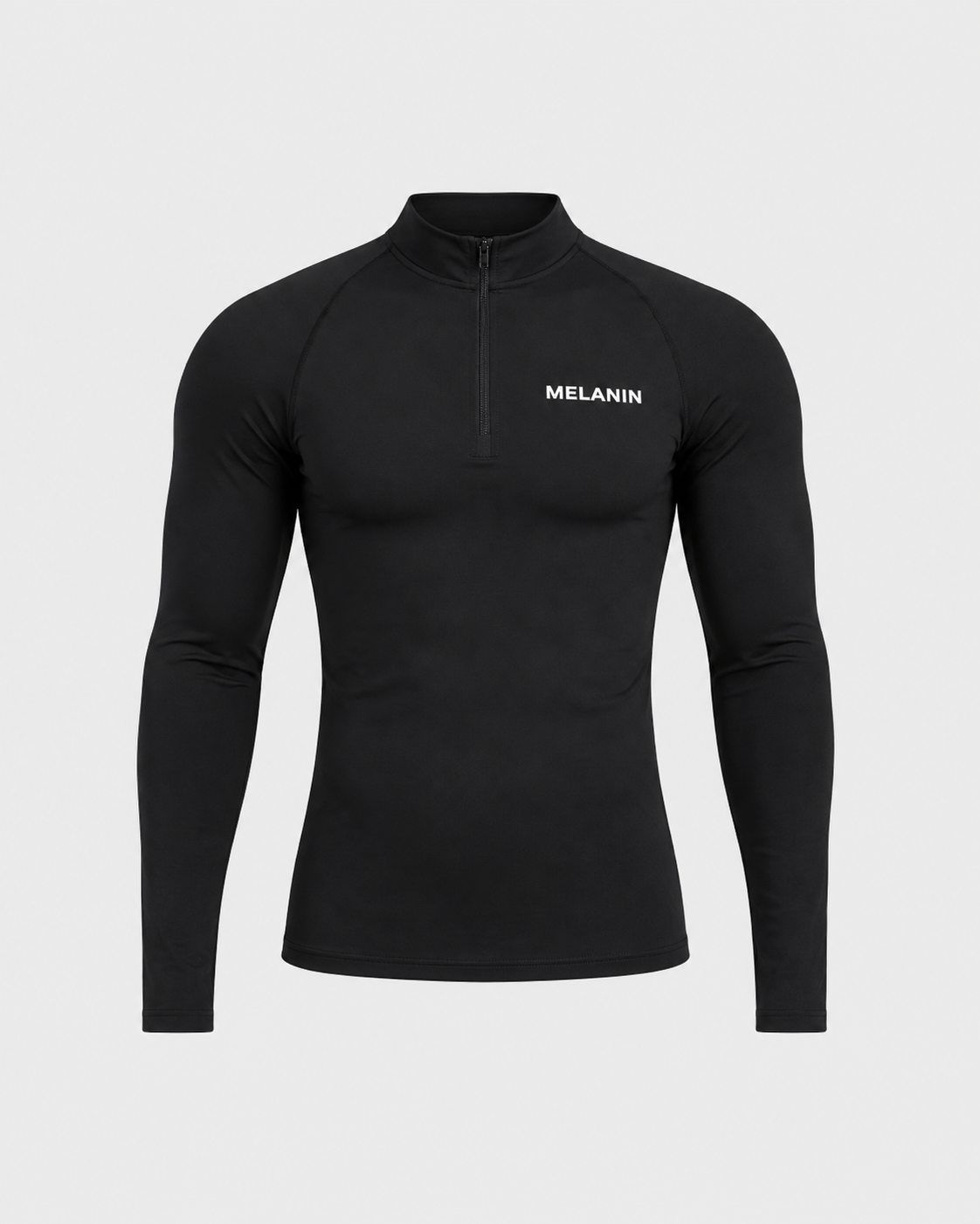 BLACK LONG SLEEVE SLIM FIT SHIRT