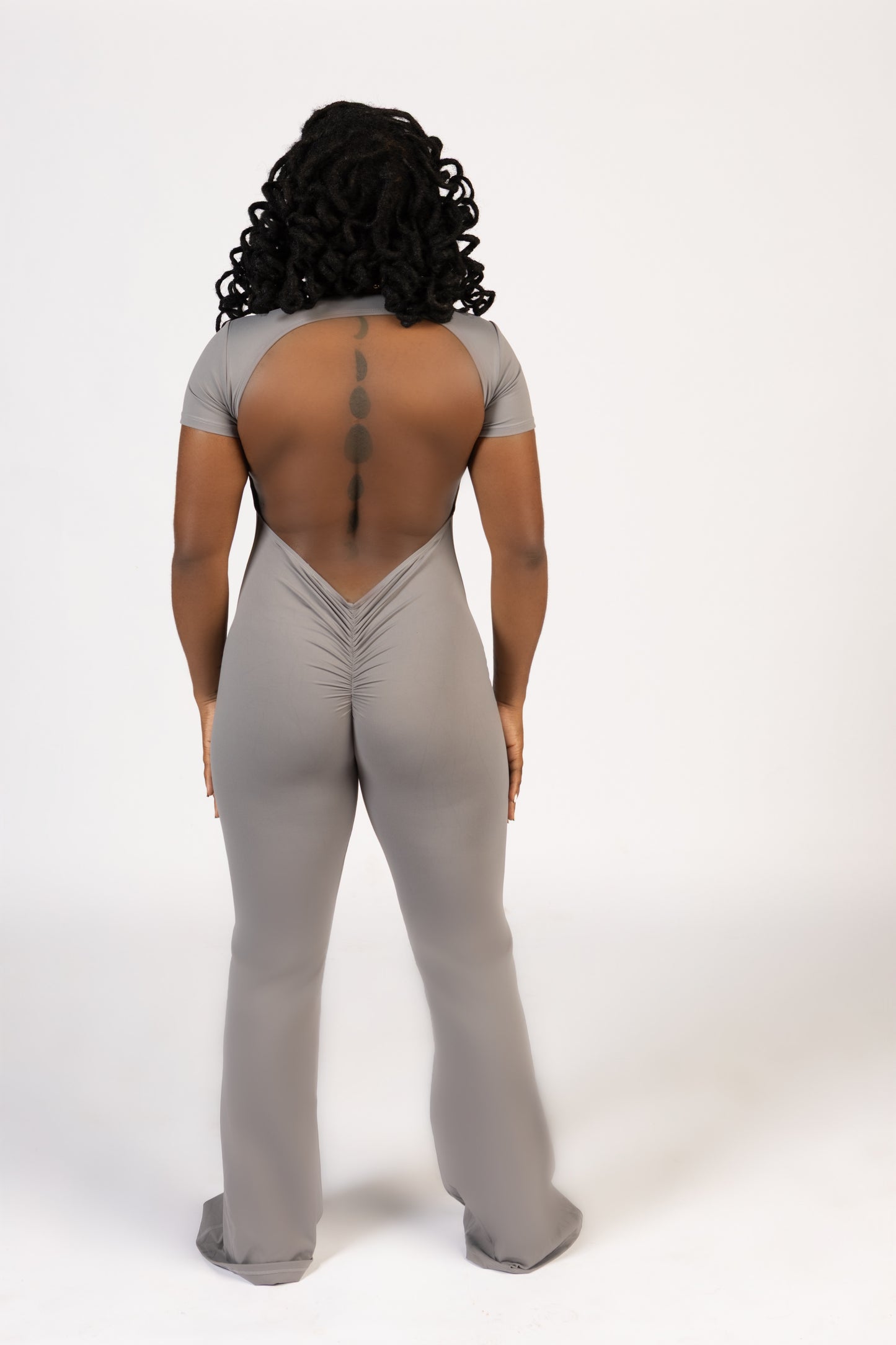 FLARE PANTS BACK OUT JUMPSUIT
