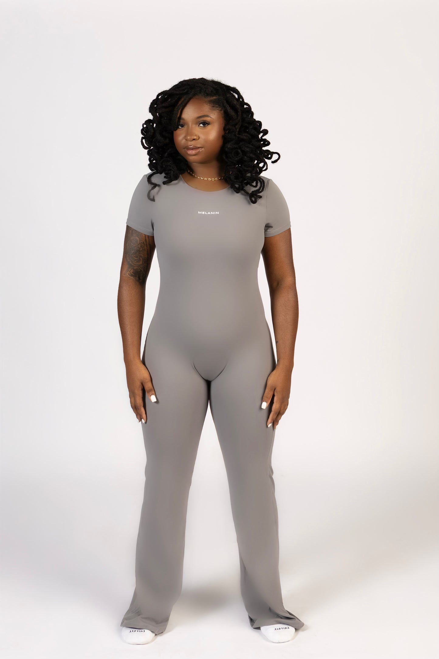 FLARE PANTS BACK OUT JUMPSUIT