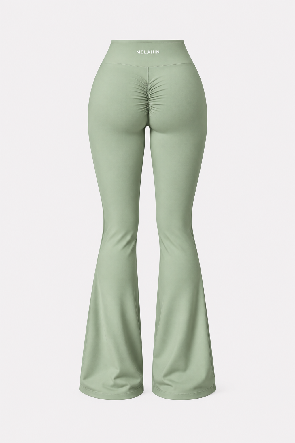 Olive Long Flare Leggings