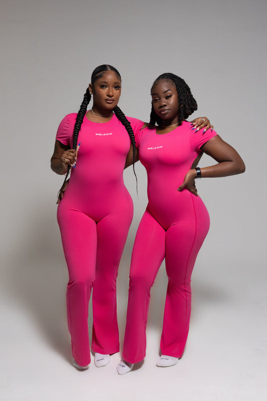 FLARE PANTS BACK OUT JUMPSUIT