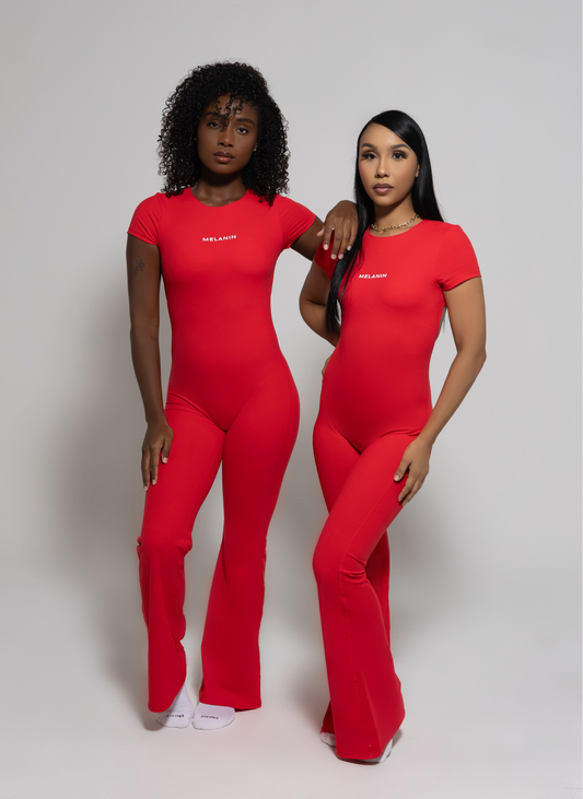 FLARE PANTS BACK OUT JUMPSUIT