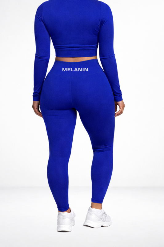 BLUE PERFECT FIT LEGGINGS