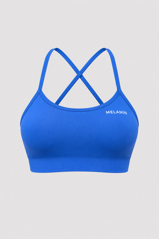 BLUE CRISS CROSS BACK SPORTS BRA
