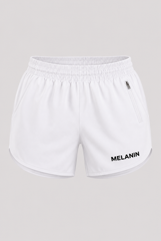 White Elite Comfy Active Shorts