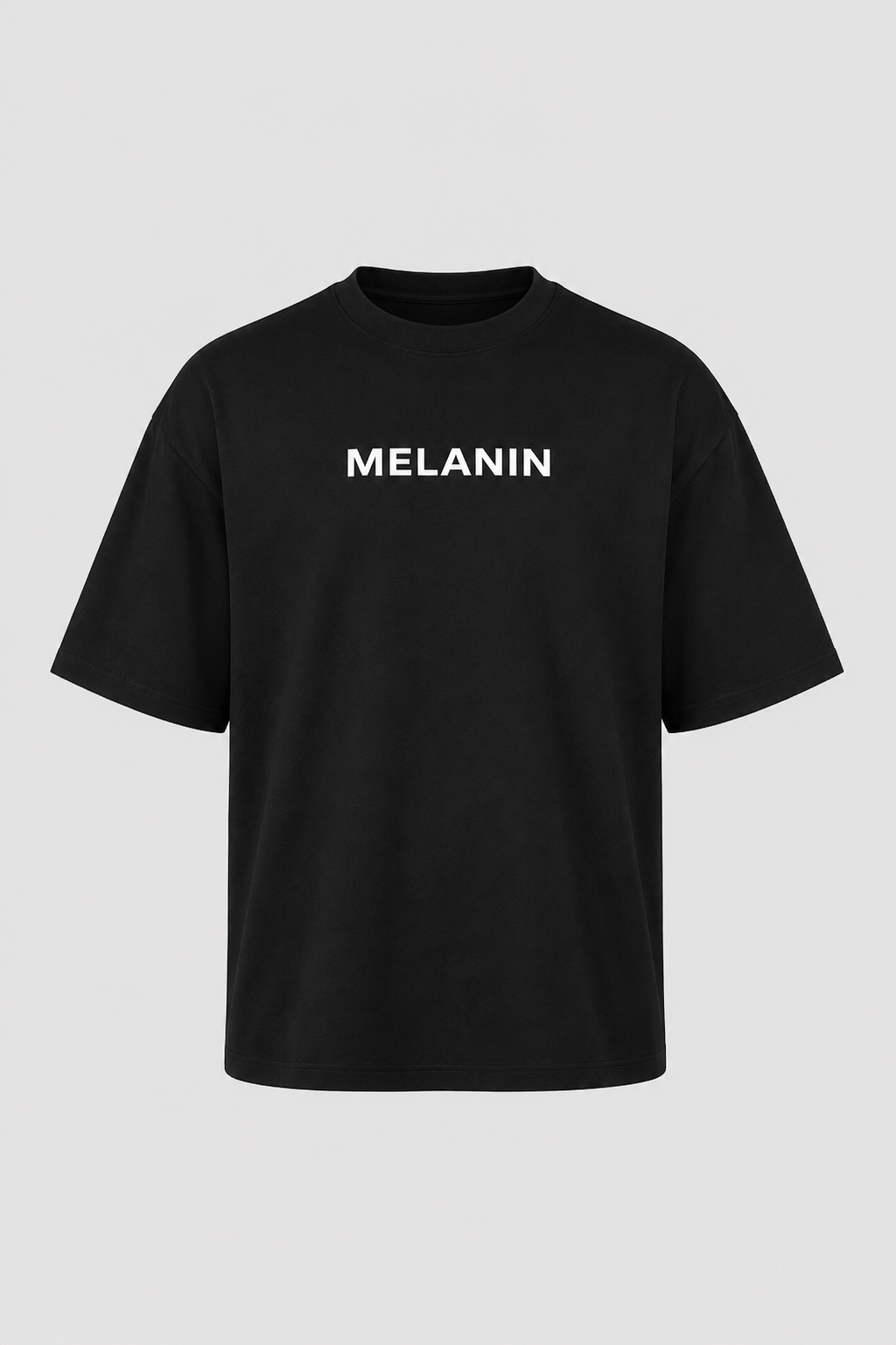 Melanin Black Oversized Tee
