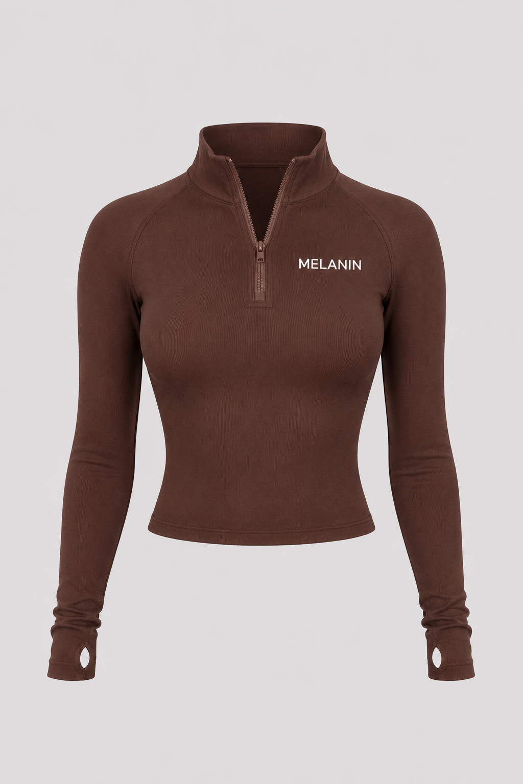 BROWN ZIP UP JACKET