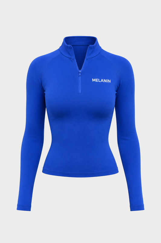 BLUE ZIP UP JACKET
