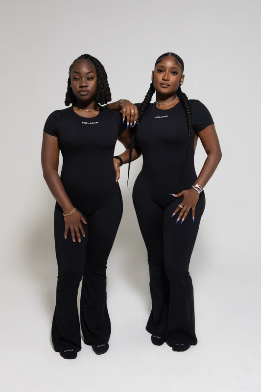 FLARE PANTS BACK OUT JUMPSUIT