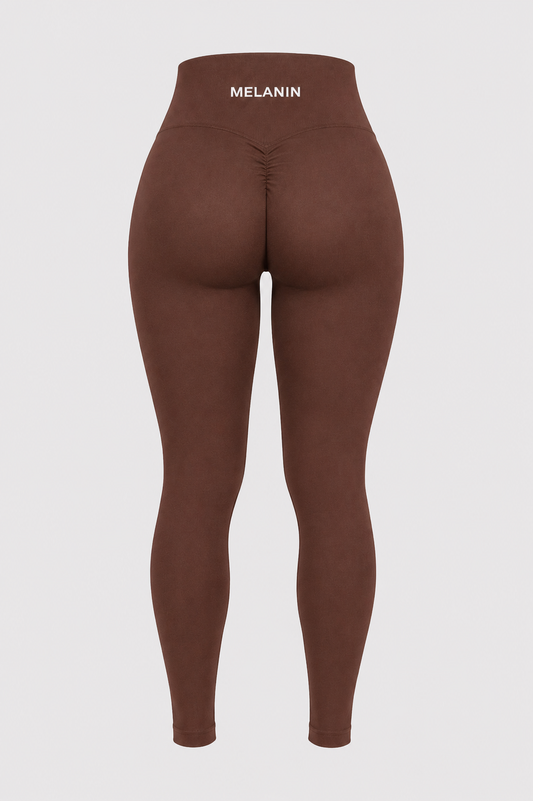 BROWN PERFECT FIT LEGGINGS