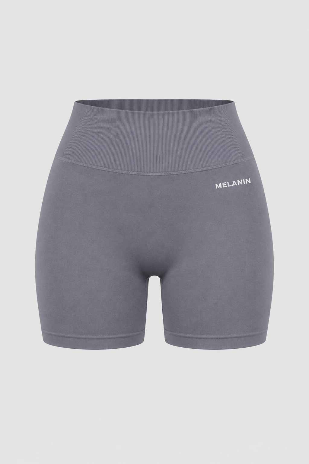 GREY SEAMLESS SHORTS