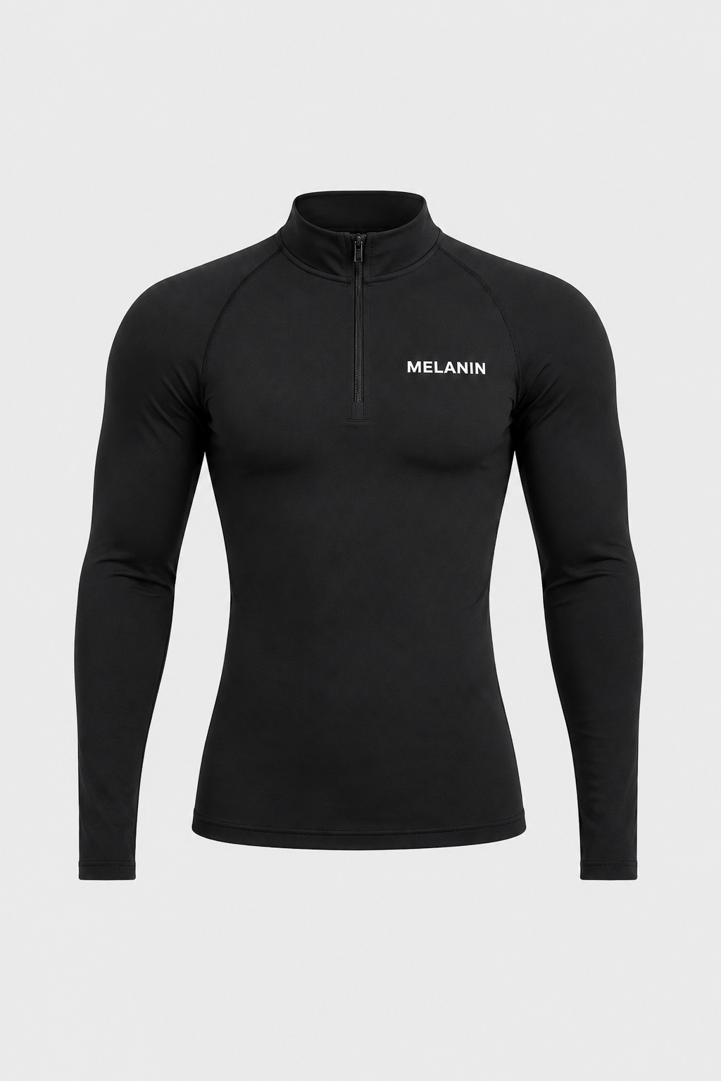 BLACK LONG SLEEVE SLIM FIT SHIRT