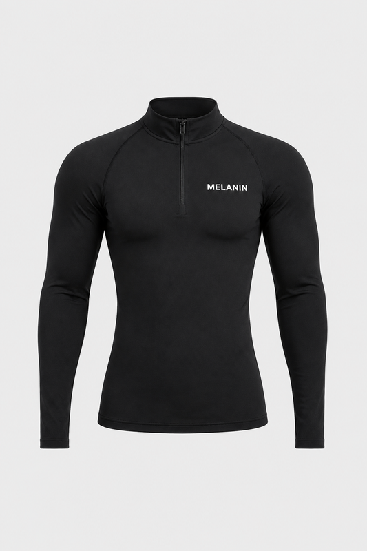 BLACK LONG SLEEVE SLIM FIT SHIRT