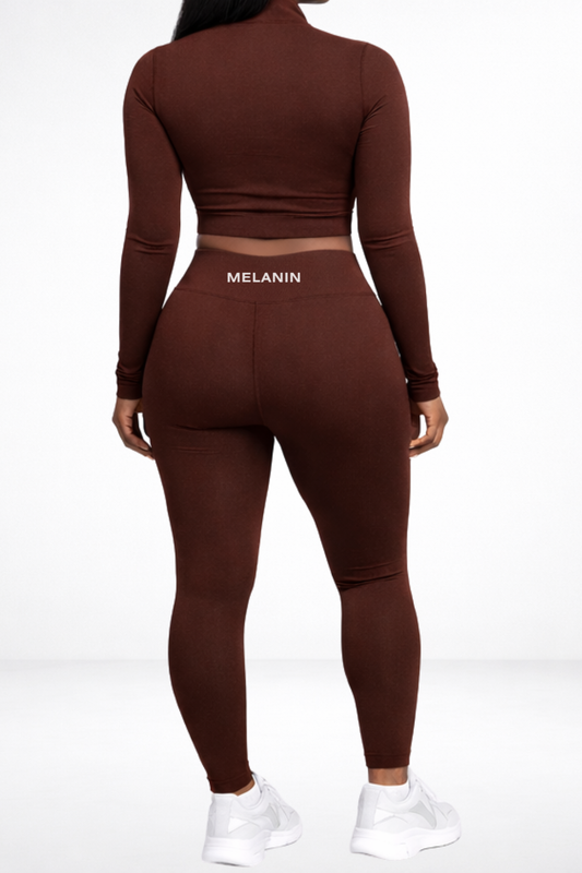 BROWN PERFECT FIT LEGGINGS