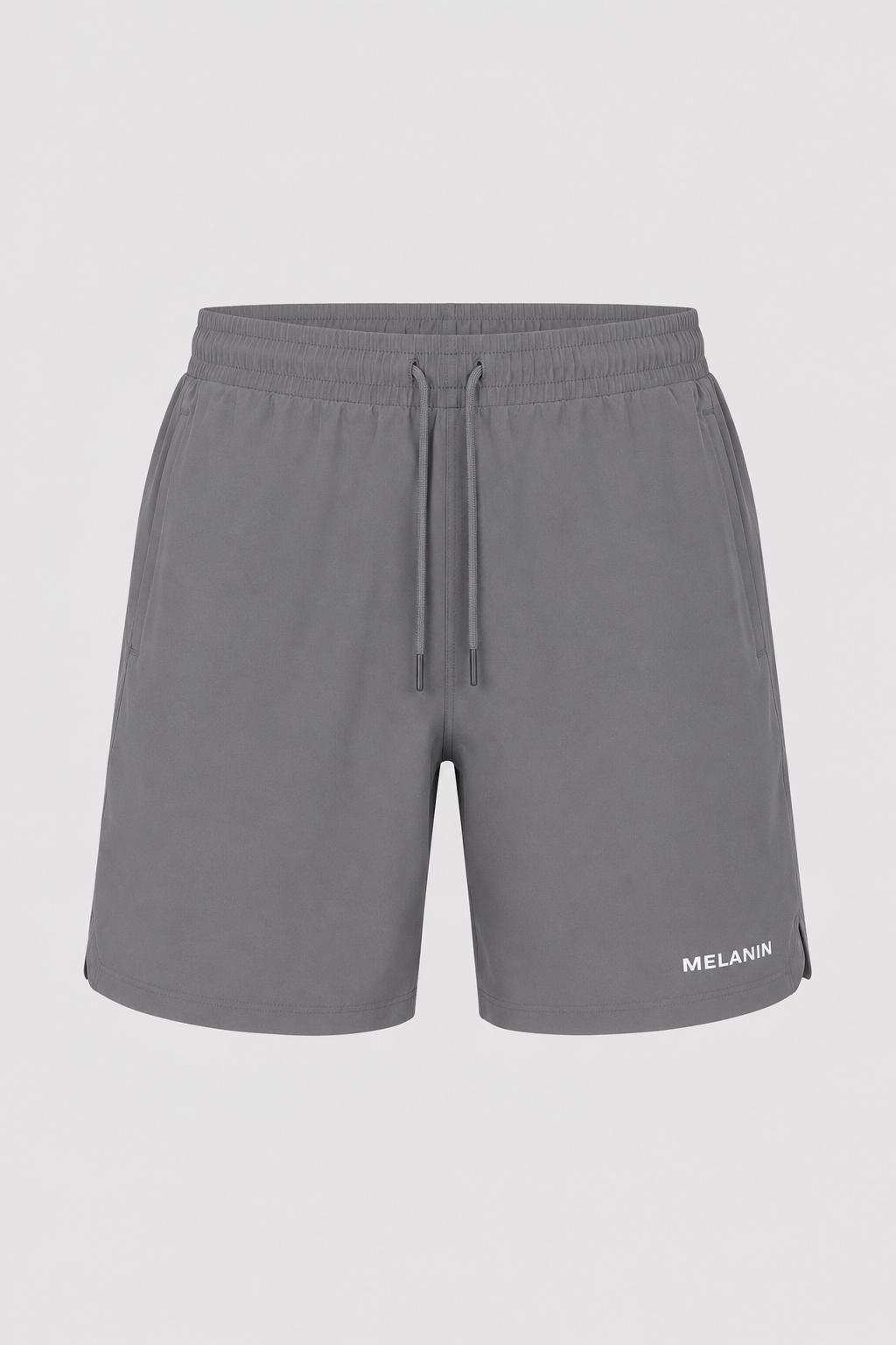 GREY SLIM FIT SHORTS