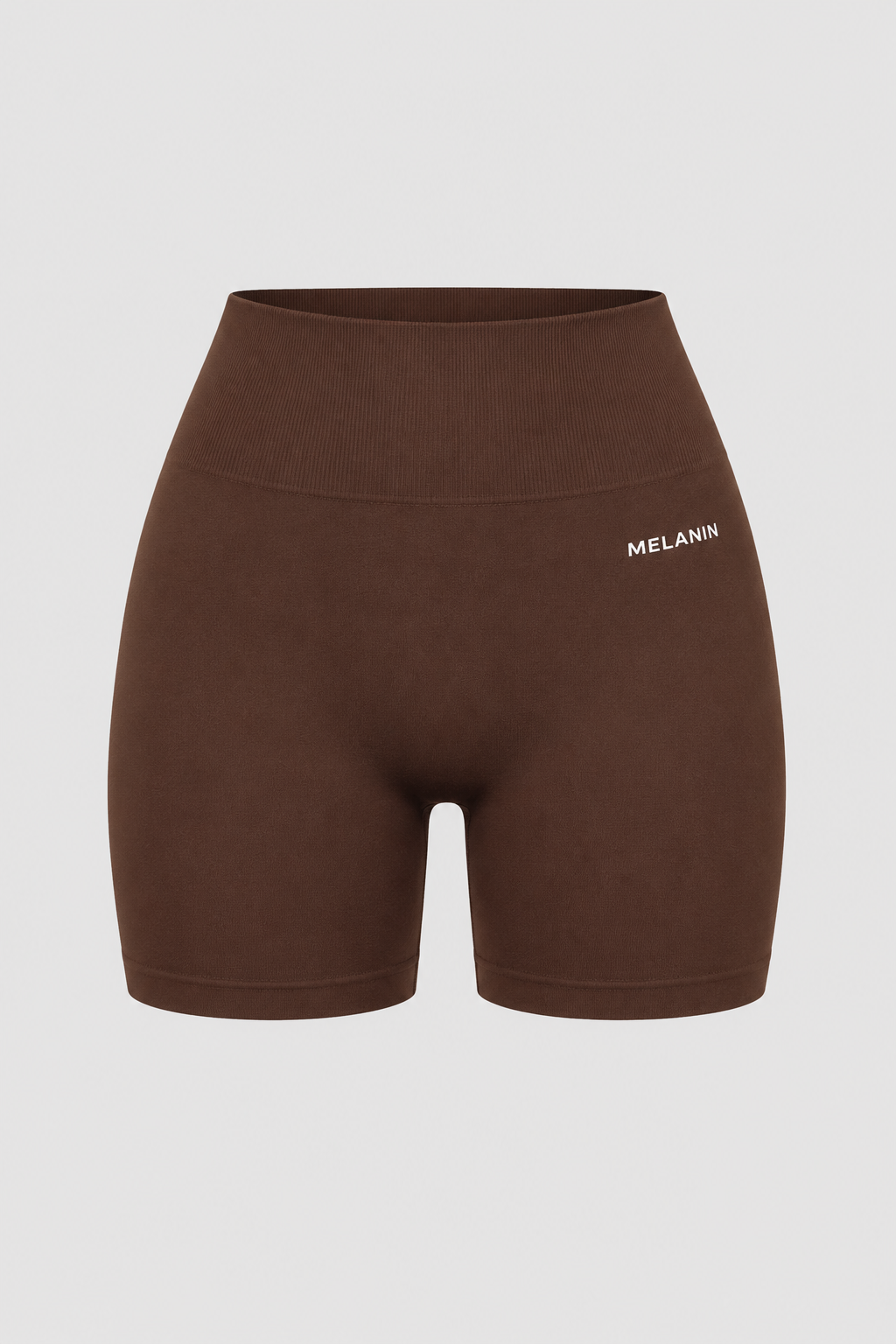 BROWN SEAMLESS SHORTS
