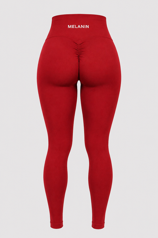 RED PERFECT FIT LEGGINGS