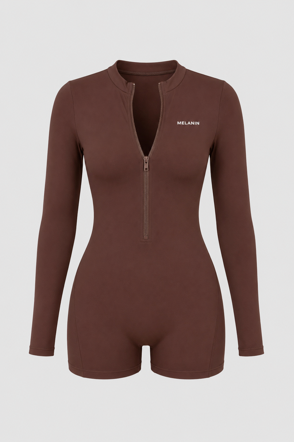LONG SLEEVE BACK OUT ZIP UP ROMPER