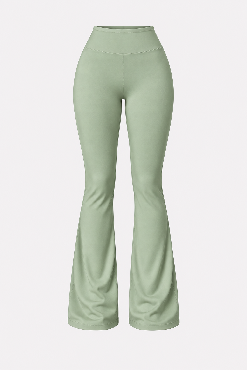 Olive Long Flare Leggings