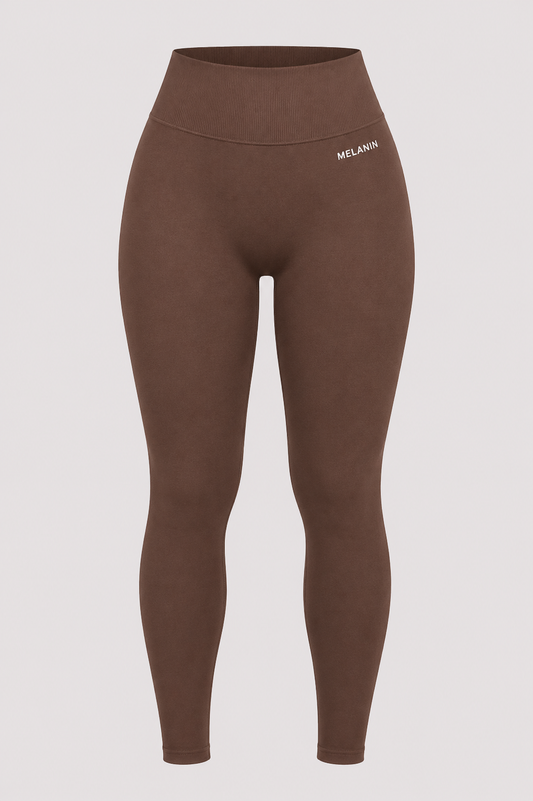 BROWN PERFECT FIT LEGGINGS