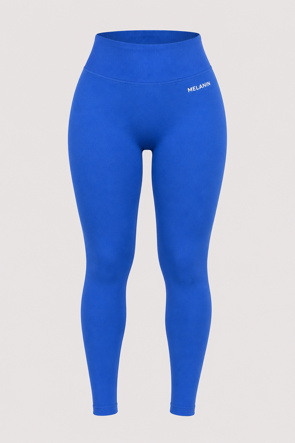BLUE SEAMLESS LEGGINGS