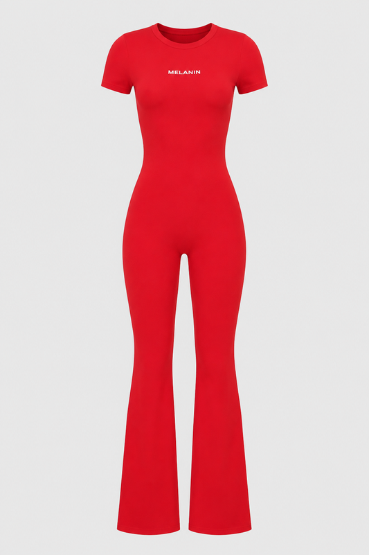 FLARE PANTS BACK OUT JUMPSUIT