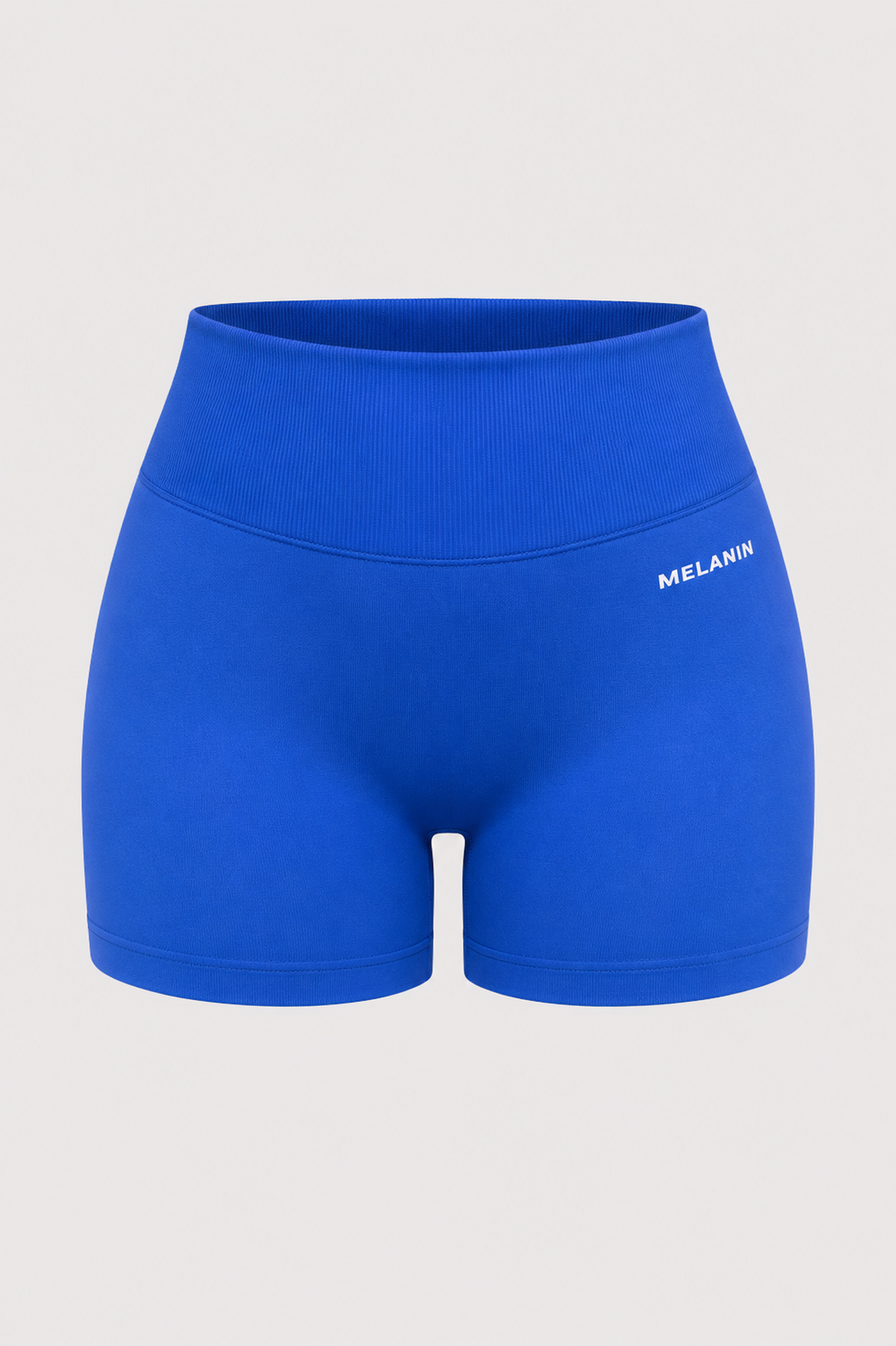 BLUE SEAMLESS SHORTS