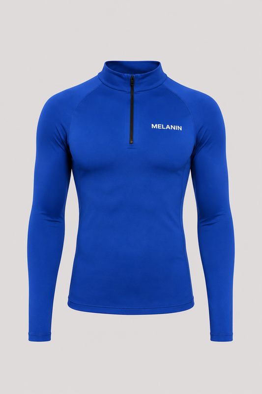 BLUE LONG SLEEVE SLIM FIT SHIRT